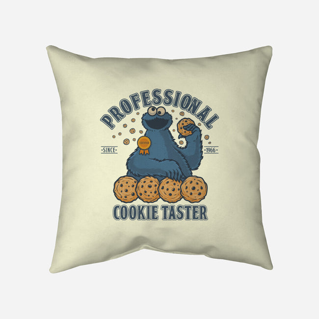 Professional Cookie Taster-None-Removable Cover w Insert-Throw Pillow-erion_designs