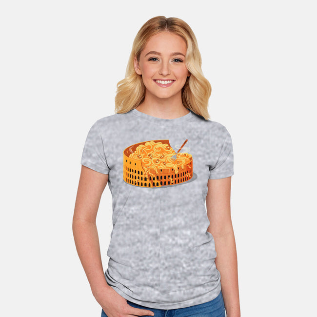 Pasta Colossale-Womens-Fitted-Tee-erion_designs