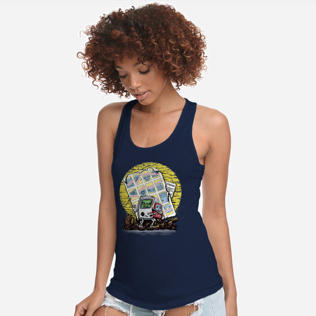 Days Of Tecnology Past-Womens-Racerback-Tank-zascanauta