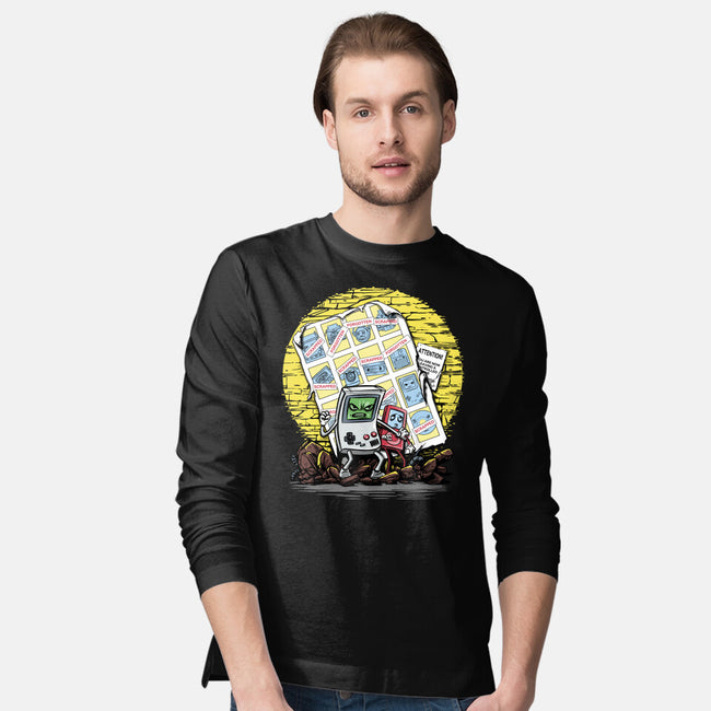 Days Of Tecnology Past-Mens-Long Sleeved-Tee-zascanauta