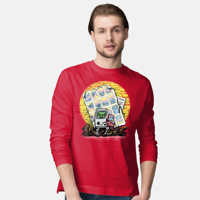 Days Of Tecnology Past-Mens-Long Sleeved-Tee-zascanauta