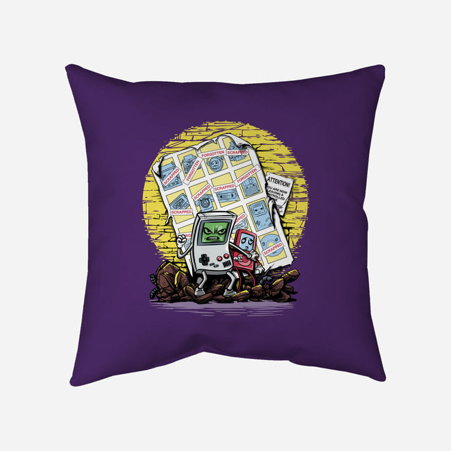 Days Of Tecnology Past-None-Removable Cover w Insert-Throw Pillow-zascanauta