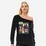 The Office Wars-Womens-Off Shoulder-Sweatshirt-P1yu5h