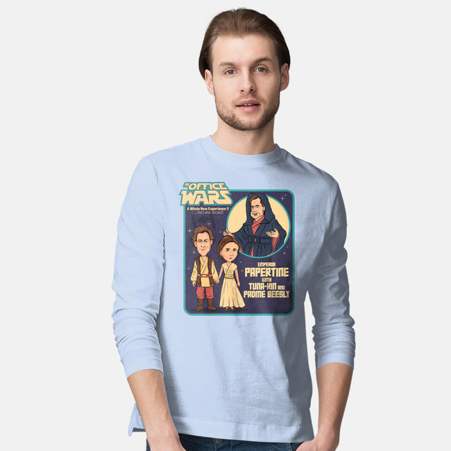 The Office Wars-Mens-Long Sleeved-Tee-P1yu5h