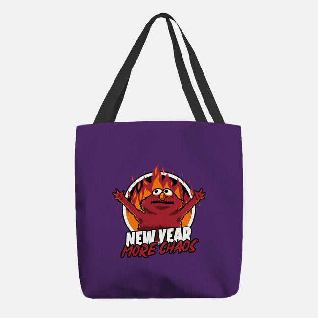 New Year More Chaos-None-Basic Tote-Bag-Studio Mootant