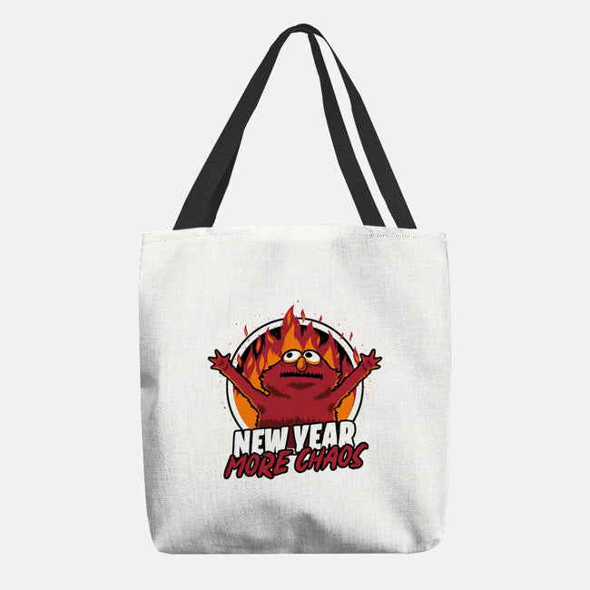 New Year More Chaos-None-Basic Tote-Bag-Studio Mootant