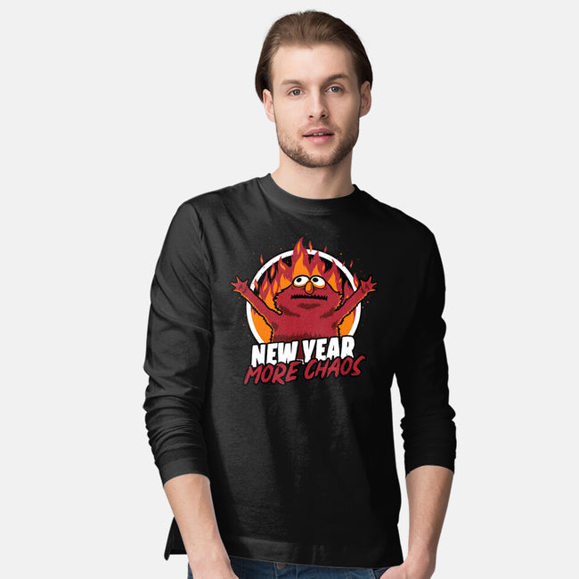 New Year More Chaos-Mens-Long Sleeved-Tee-Studio Mootant