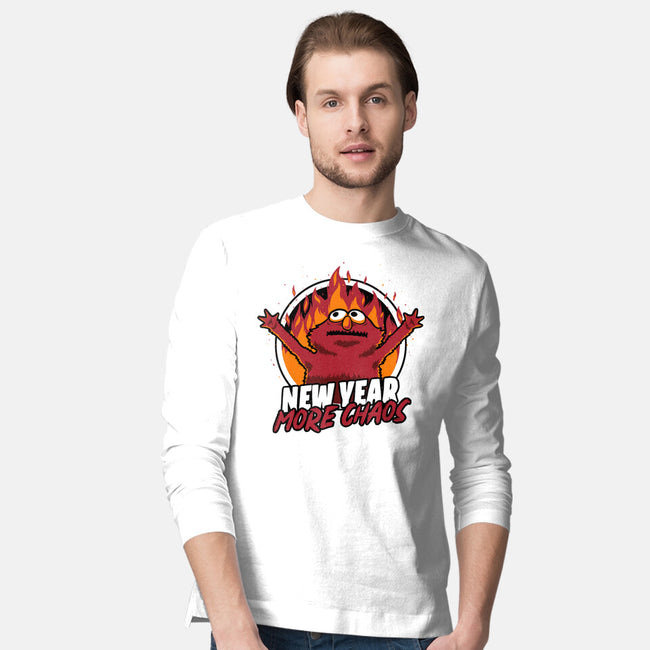 New Year More Chaos-Mens-Long Sleeved-Tee-Studio Mootant