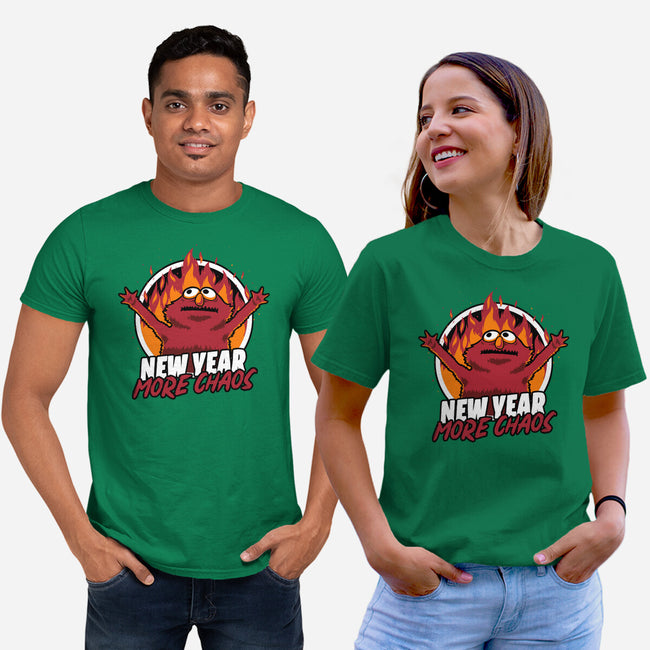 New Year More Chaos-Unisex-Basic-Tee-Studio Mootant