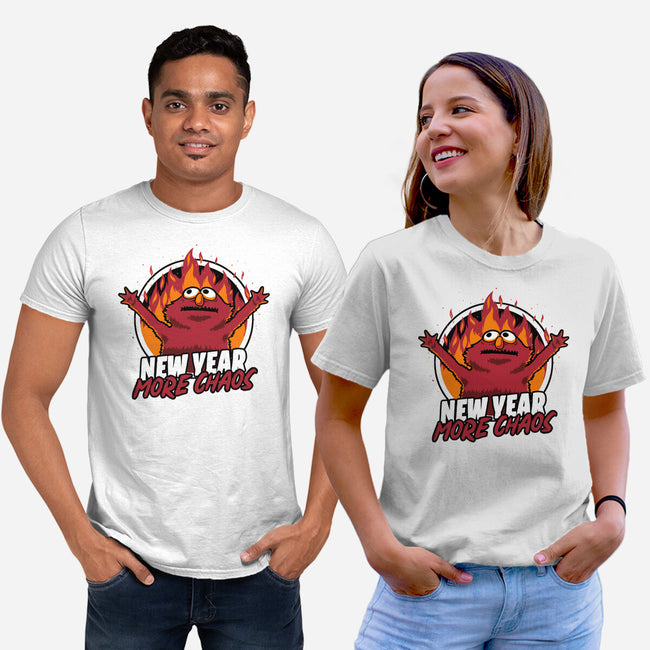 New Year More Chaos-Unisex-Basic-Tee-Studio Mootant