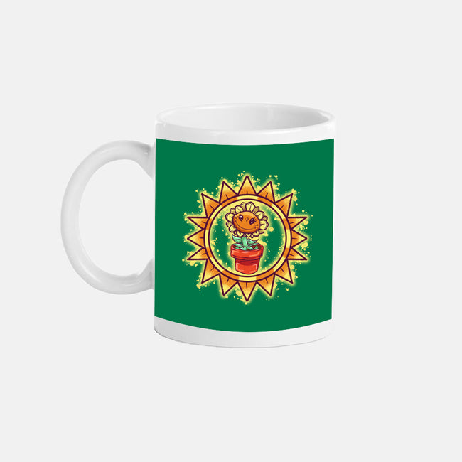 Super Sunflower-None-Mug-Drinkware-nickzzarto