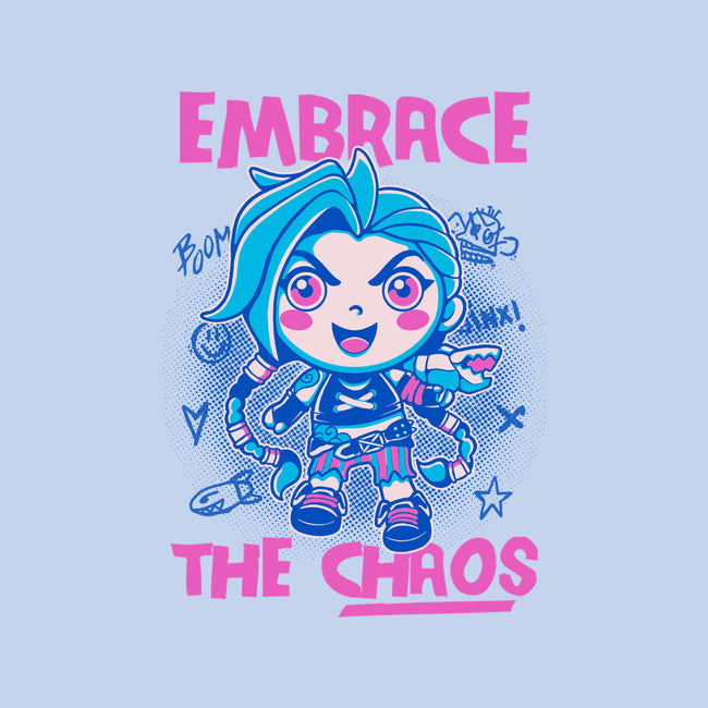 Embrace The Chaos-Womens-Fitted-Tee-paulagarcia