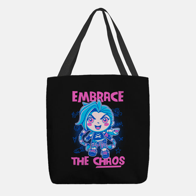 Embrace The Chaos-None-Basic Tote-Bag-paulagarcia