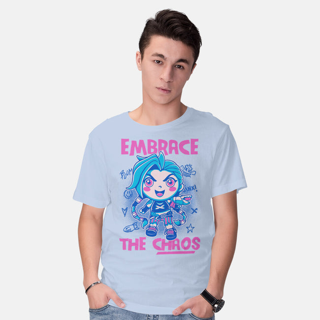 Embrace The Chaos-Mens-Basic-Tee-paulagarcia