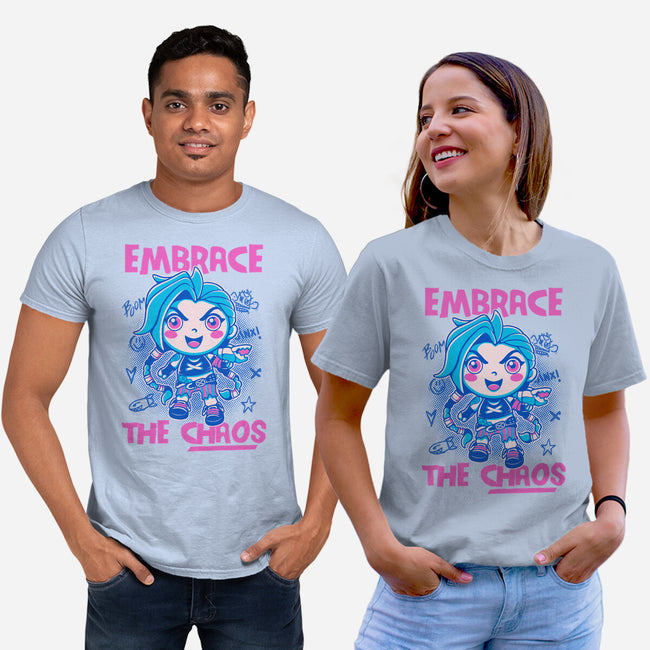 Embrace The Chaos-Unisex-Basic-Tee-paulagarcia