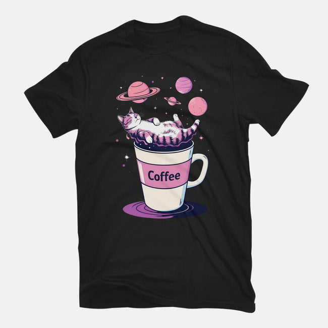 Galactic Coffee-Unisex-Basic-Tee-Jasonza