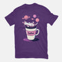 Galactic Coffee-Womens-Basic-Tee-Jasonza