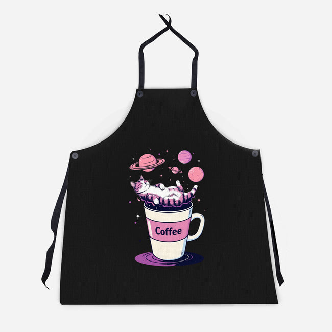 Galactic Coffee-Unisex-Kitchen-Apron-Jasonza