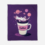 Galactic Coffee-None-Fleece-Blanket-Jasonza