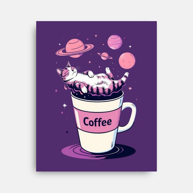 Galactic Coffee-None-Stretched-Canvas-Jasonza