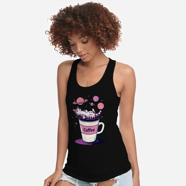 Galactic Coffee-Womens-Racerback-Tank-Jasonza