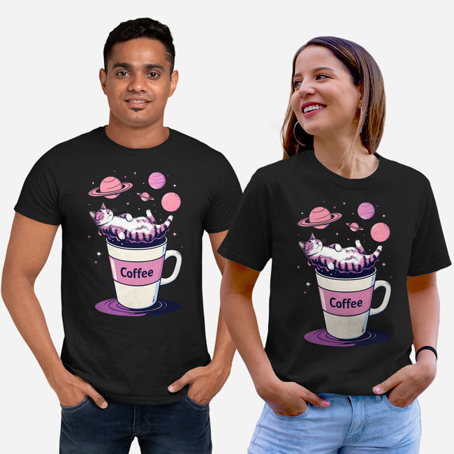 Galactic Coffee-Unisex-Basic-Tee-Jasonza