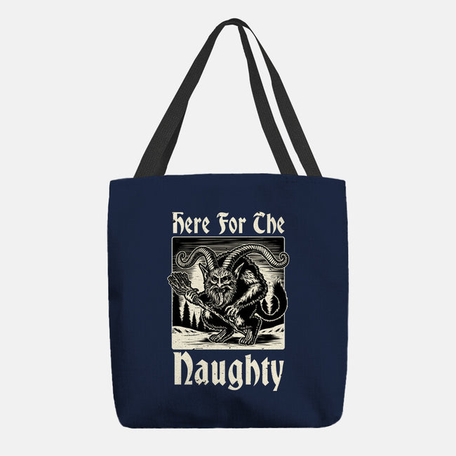 Naughty Krampus Christmas-None-Basic Tote-Bag-Studio Mootant