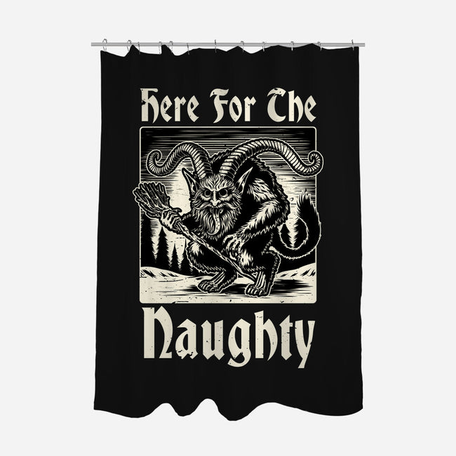 Naughty Krampus Christmas-None-Polyester-Shower Curtain-Studio Mootant