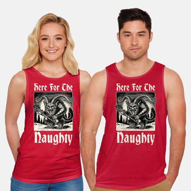 Naughty Krampus Christmas-Unisex-Basic-Tank-Studio Mootant