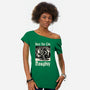 Naughty Krampus Christmas-Womens-Off Shoulder-Tee-Studio Mootant