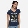 Naughty Krampus Christmas-Womens-V-Neck-Tee-Studio Mootant