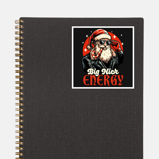 Big Santa Claus Energy-None-Glossy-Sticker-Studio Mootant