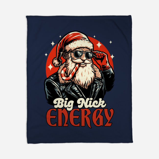 Big Santa Claus Energy-None-Fleece-Blanket-Studio Mootant