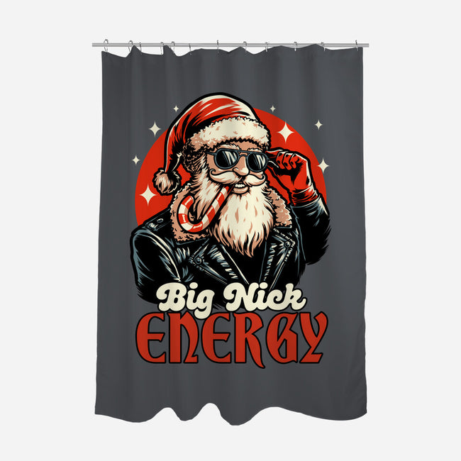 Big Santa Claus Energy-None-Polyester-Shower Curtain-Studio Mootant