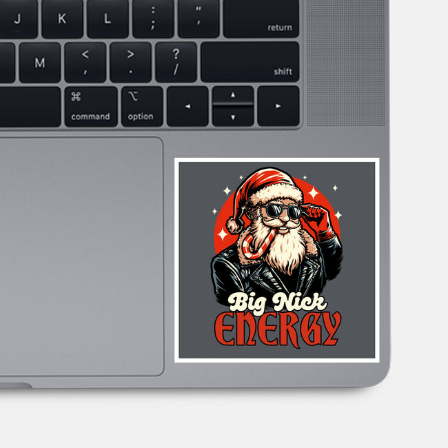 Big Santa Claus Energy-None-Glossy-Sticker-Studio Mootant