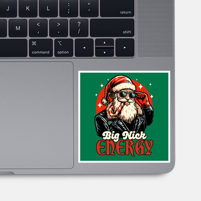 Big Santa Claus Energy-None-Glossy-Sticker-Studio Mootant