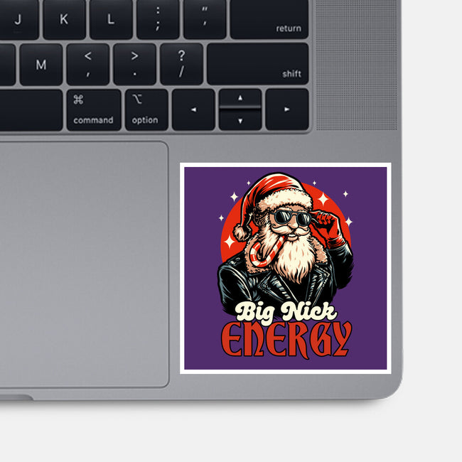 Big Santa Claus Energy-None-Glossy-Sticker-Studio Mootant