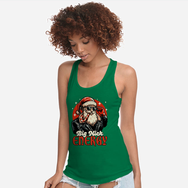 Big Santa Claus Energy-Womens-Racerback-Tank-Studio Mootant