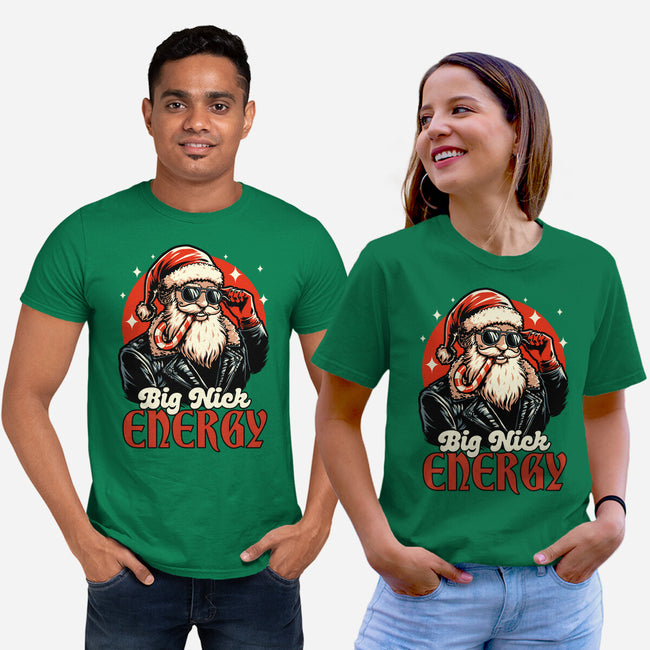 Big Santa Claus Energy-Unisex-Basic-Tee-Studio Mootant