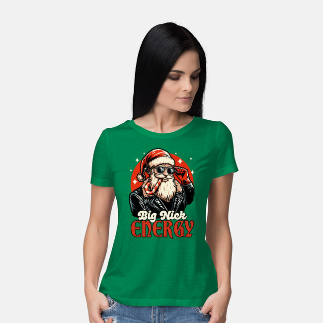 Big Santa Claus Energy-Womens-Basic-Tee-Studio Mootant