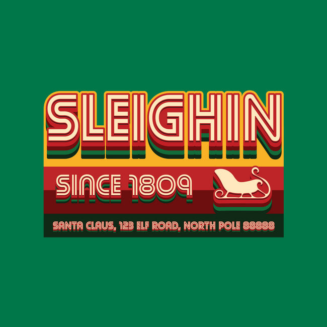 Sleighin Since 1809-Mens-Heavyweight-Tee-Whimsical Thinker