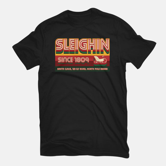 Sleighin Since 1809-Youth-Basic-Tee-Whimsical Thinker