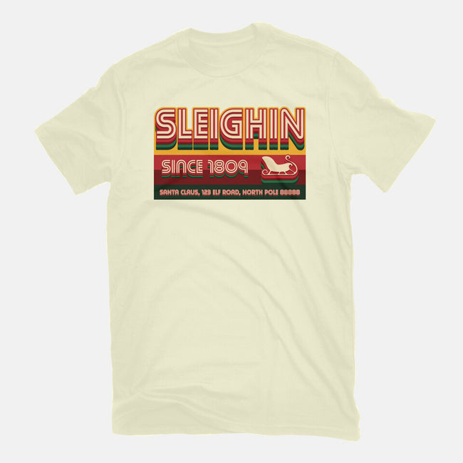 Sleighin Since 1809-Mens-Premium-Tee-Whimsical Thinker