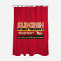 Sleighin Since 1809-None-Polyester-Shower Curtain-Whimsical Thinker