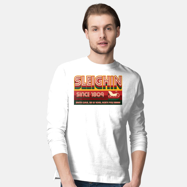 Sleighin Since 1809-Mens-Long Sleeved-Tee-Whimsical Thinker