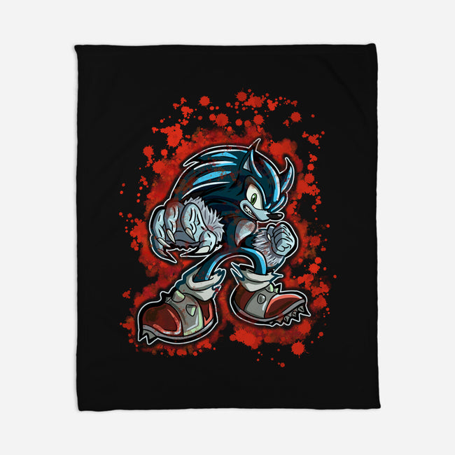 Sonic Beast-None-Fleece-Blanket-nickzzarto