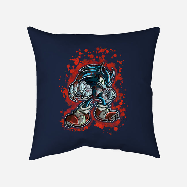 Sonic Beast-None-Removable Cover w Insert-Throw Pillow-nickzzarto