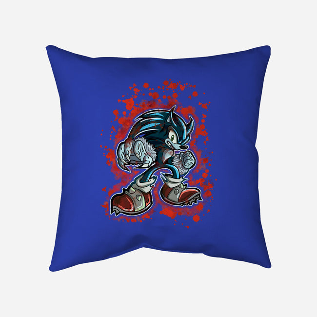 Sonic Beast-None-Removable Cover w Insert-Throw Pillow-nickzzarto