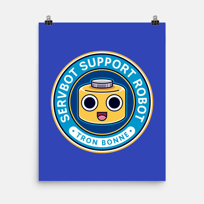 Servbot Emblem-None-Matte-Poster-LAGELANTEE