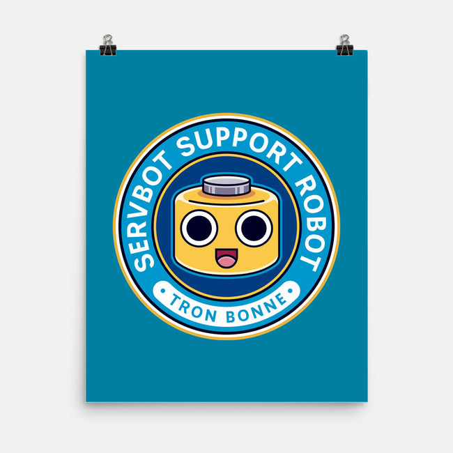 Servbot Emblem-None-Matte-Poster-LAGELANTEE